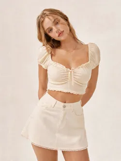 Turn Shorts into a Skirt